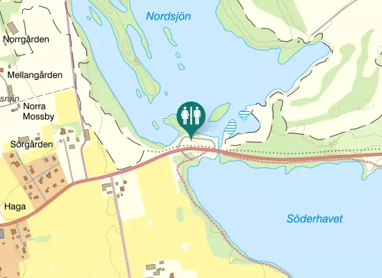 Karta over Kvarntorpsvägen