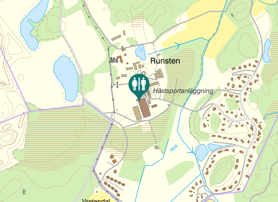 Karta över Ridhusvägen