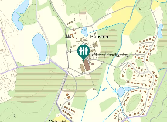 Karta över Ridhusvägen