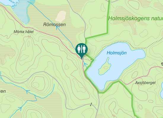 Karta över Sörmlandsleden