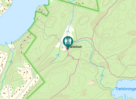 Karta over Vandrarstigen