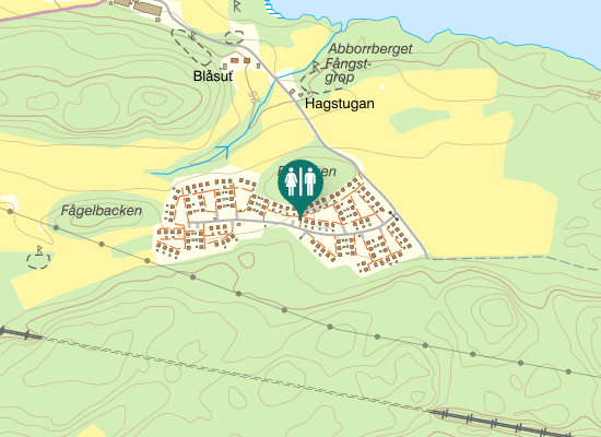 Karta over Skogsbrynet
