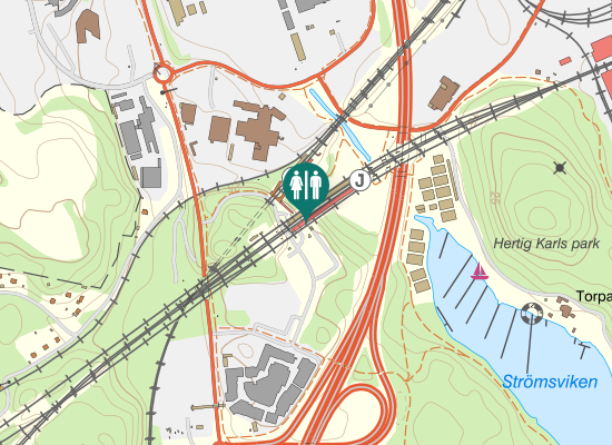 Karta över Sydgatan