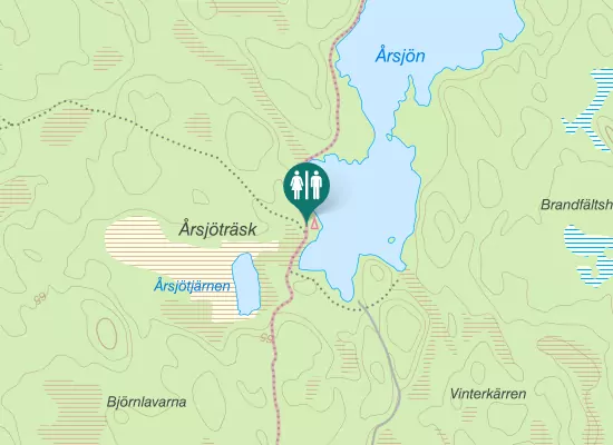 Karta over Hällmarksslingan