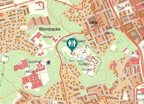 Karta over Evalundsgatan