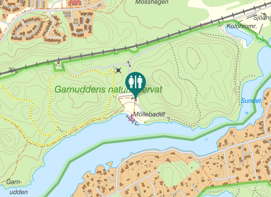 Karta över Möllevägen