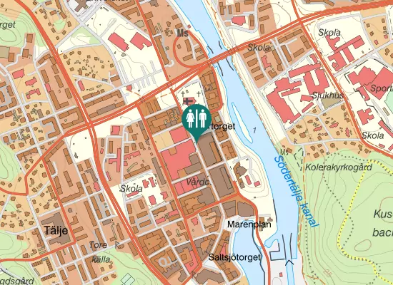 Karta over Storgatan