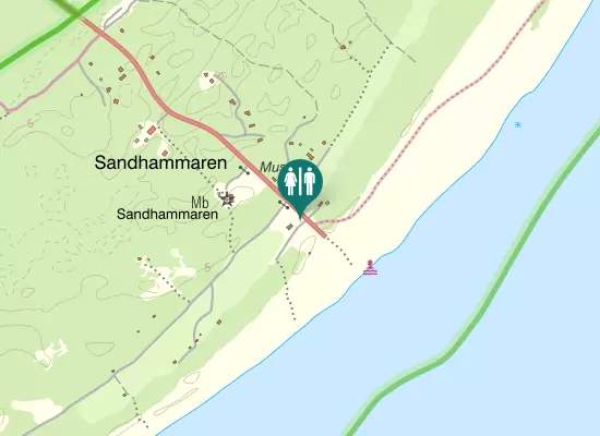Karta over Sandhammaren