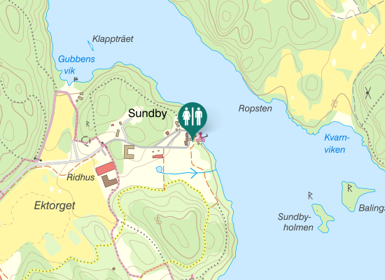 Karta over Sundby gårdsväg 9