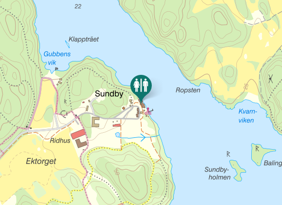 Karta over Sundby gårdsväg 5