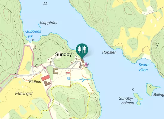 Karta over Sundby gårdsväg 5