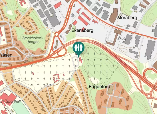 Karta över Jakob Borgmästares Väg