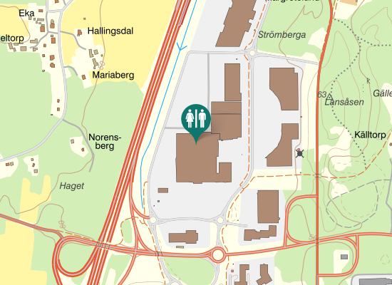 Karta över Säljarevägen