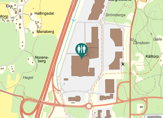 Karta över Säljarevägen