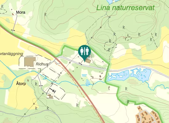 Karta över Linavägen