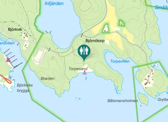 Karta over Grytbergsvägen