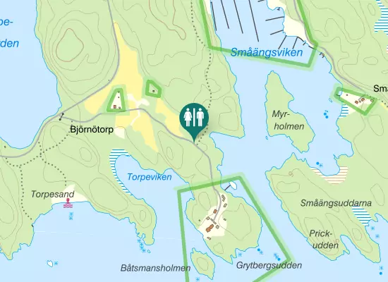 Karta over Grytbergsvägen