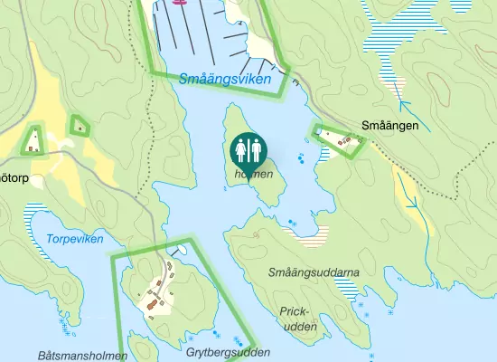 Karta over Grytbergsvägen