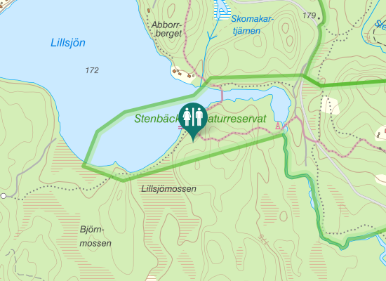 Karta över Bergslagsleden