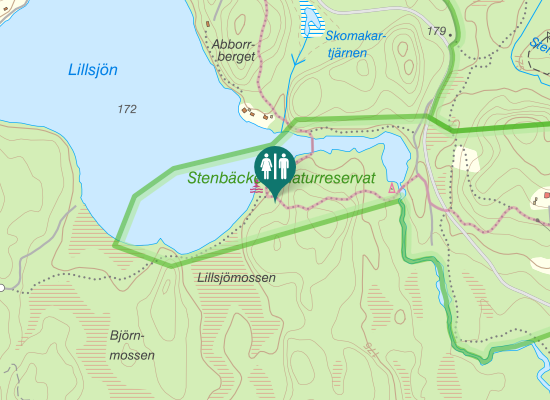 Karta över Bergslagsleden