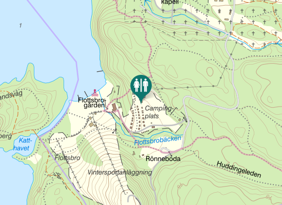 Karta over Häggstavägen