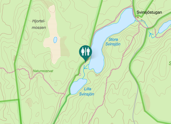 Karta över Svinsjövägen