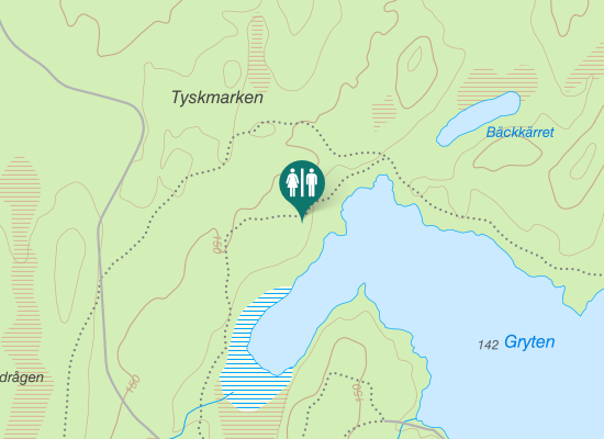 Karta över Grytenvägen