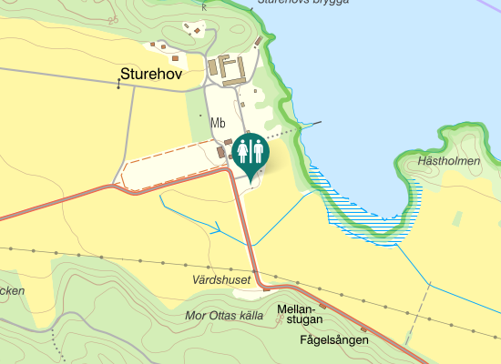 Karta over Vällingevägen