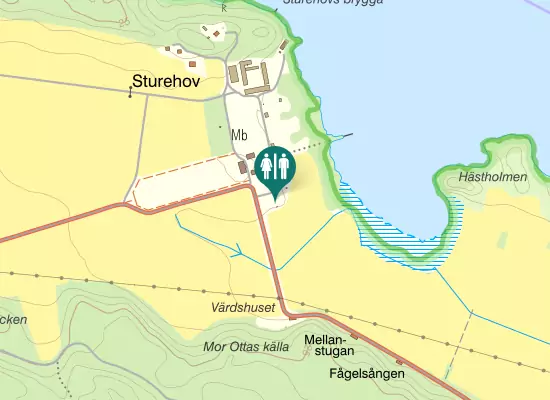 Karta över Vällingevägen