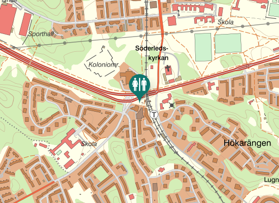 Karta över Örbyleden