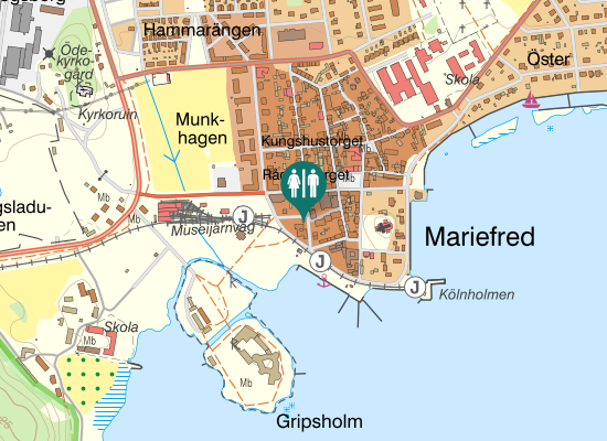 Karta over Munkhagsgatan