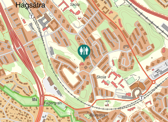 Karta över Göksholmsbacken