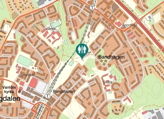Karta over Stålbogavägen
