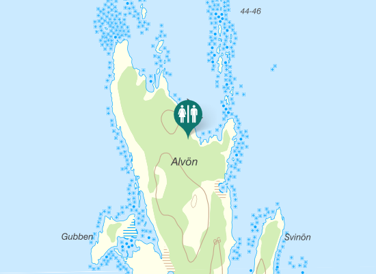 Karta over Mårövägen