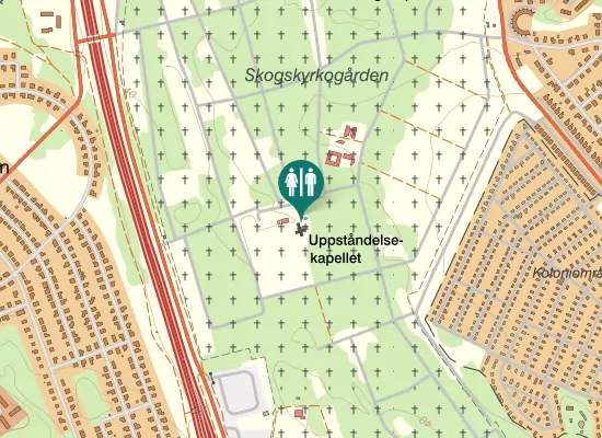 Karta over Kapellslingan