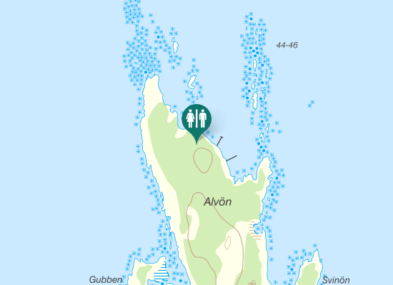 Karta over Mårövägen