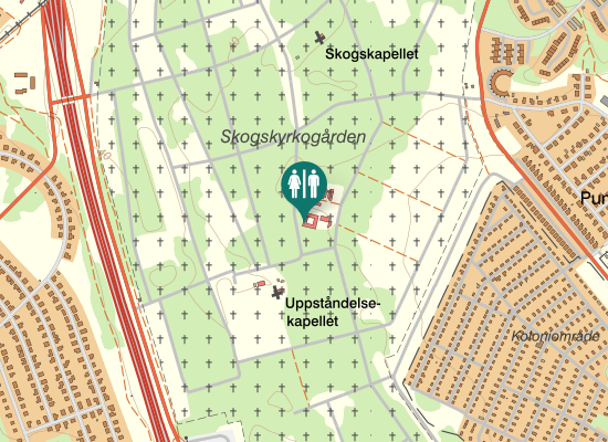 Karta över Kapellslingan