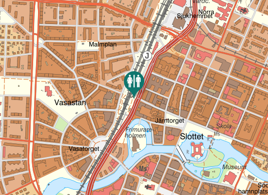 Karta över Östra Bangatan