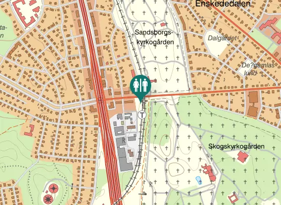 Karta över Sockenvägen