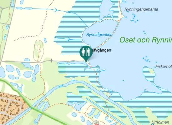 Karta over Oljevägen