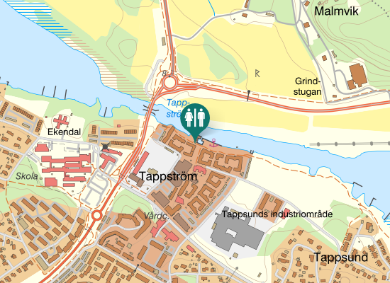 Karta över Pråmvägen