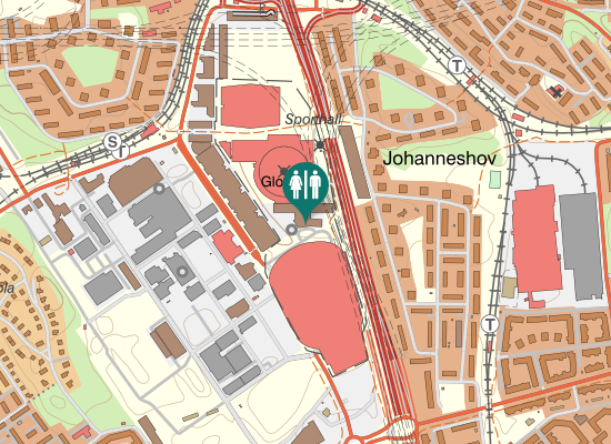 Karta över Arenaslingan 7