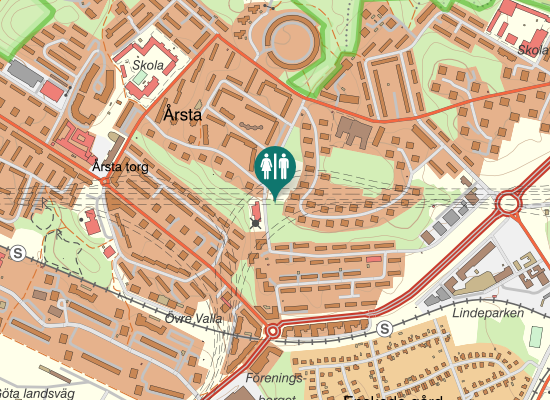 Karta över Hammarbytunneln