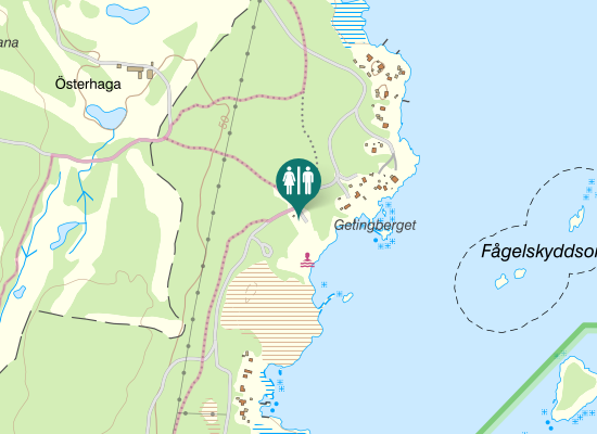 Karta över Sättersvägen