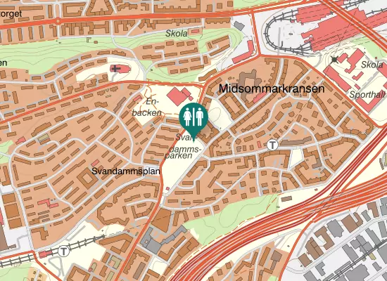 Karta over Oktobergatan