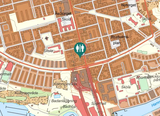 Karta over Wc Ringen