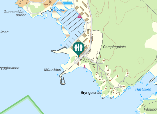 Karta over Möruddsvägen