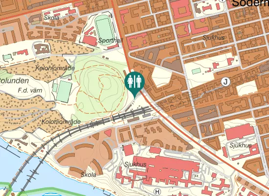Karta över Ekermans Gränd
