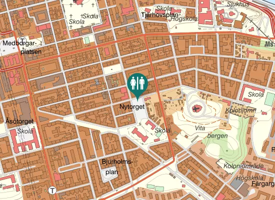 Karta over Nytorget