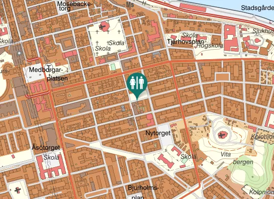 Karta over Åsögatan